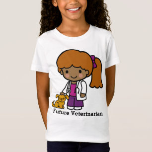 Camiseta Chica veterano con cachorro