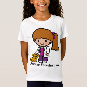 Camiseta Chica veterano con cachorro