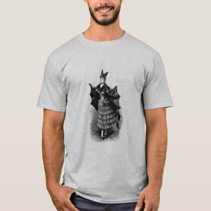 Camiseta Chica victoriano con traje de murciélago I
