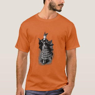 Camiseta Chica victoriano con traje de murciélago I