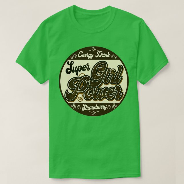 Camiseta Chica Vintage Energy Drink (Diseño del anverso)