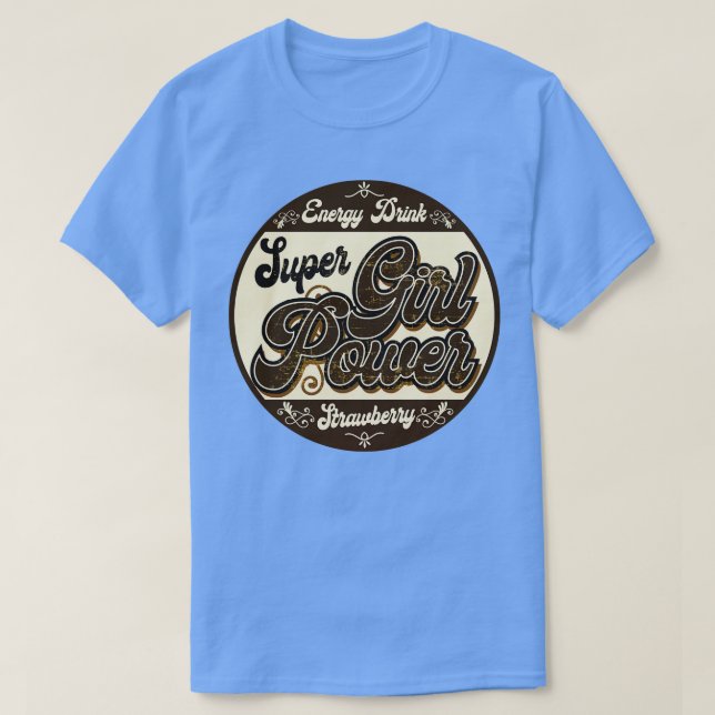 Camiseta Chica Vintage Energy Drink (Diseño del anverso)