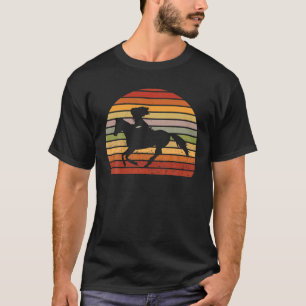 Camiseta Chica Vintage Horse Riding Equestrian Gift