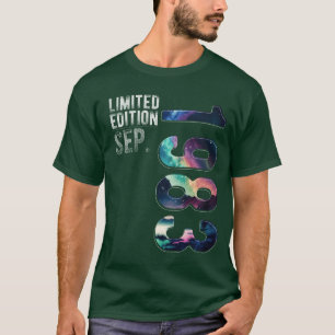 Camiseta Chica Vintage Polar Lights cumpleaños septiembre 1