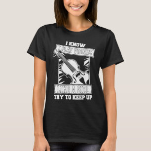 Camiseta Chica violín Violín Violinista Violinista
