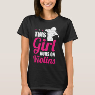 Camiseta Chica Violinista Violín Violinista Violín