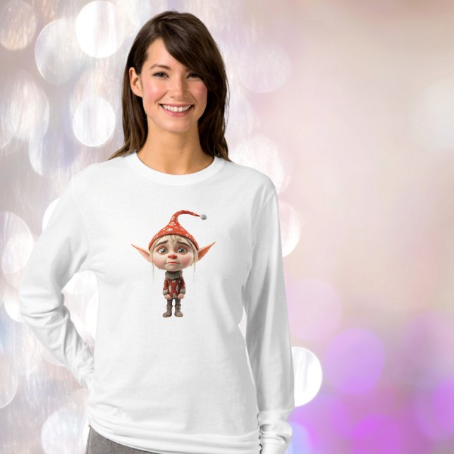Camiseta Chica Waifish Navidades Elf Women's Tee (Subido por el creador)