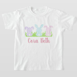 Camiseta Chica Watercolor Easter Bunny