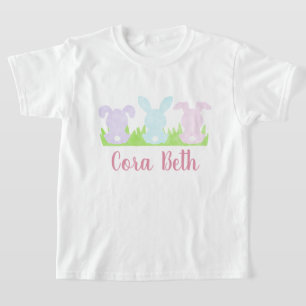 Camiseta Chica Watercolor Easter Bunny