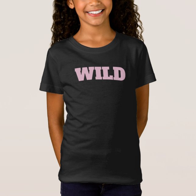 Camiseta Chica "WILD" (Anverso)