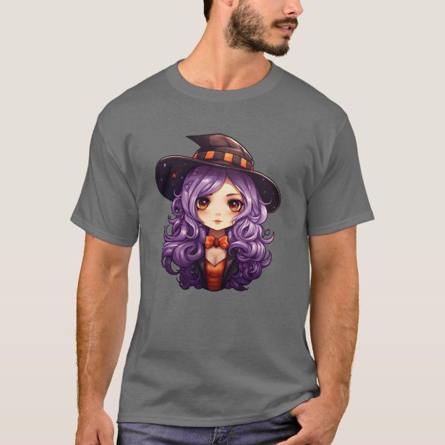 Camiseta Chica Witch Halloween (Anverso)