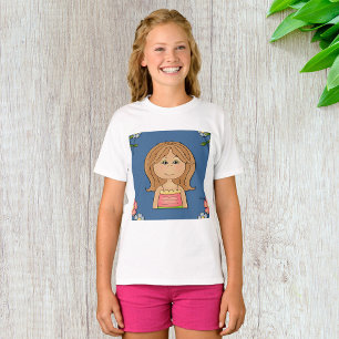 Camiseta Chica Y Flores