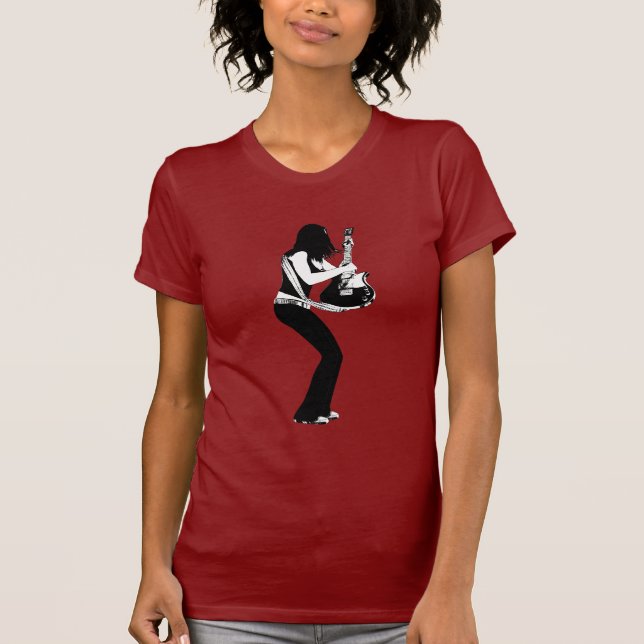 Camiseta Chica y guitarra (Anverso)