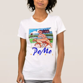 Camiseta Chica y perro de PoMo
