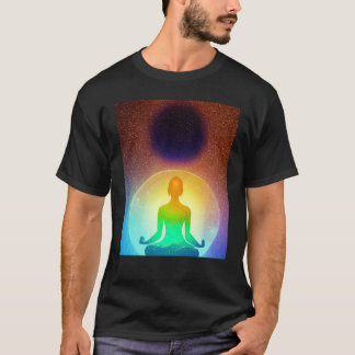 Camiseta Chica Yoga Chakra De Meditación Saludo Del Sol Fem