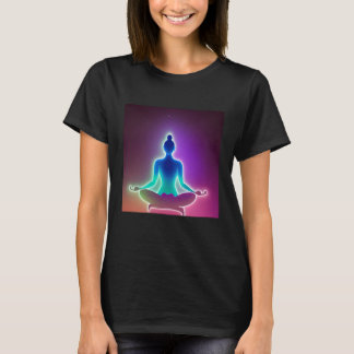 Camiseta Chica Yoga Femenina Saludo al Sol Meditación Chakr