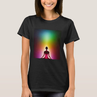 Camiseta Chica Yoga Meditación Chakra Saludo Solar Femenino