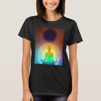 Camiseta Chica Yoga Mujer Saludo Solar Meditación Chakra 