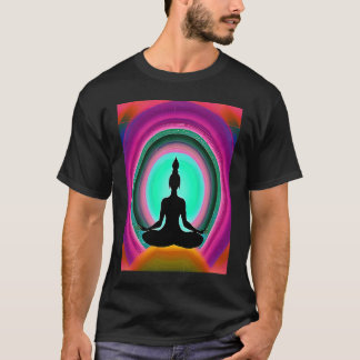 Camiseta Chica Yoga Saludo al Sol Femenino Meditación Chakr