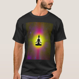 Camiseta Chica Yoga Saludo al Sol Femenino Meditación Chakr
