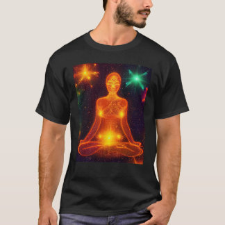 Camiseta Chica Yoga Saludo al Sol Femenino Meditación Chakr