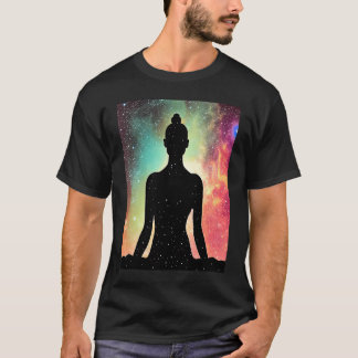 Camiseta Chica Yoga Saludo al Sol Femenino Meditación Chakr