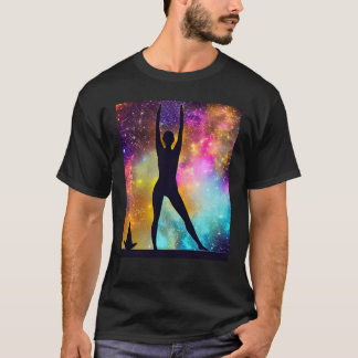 Camiseta Chica Yoga Saludo al Sol Femenino Meditación Chakr
