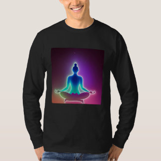 Camiseta Chica Yoga Saludo al Sol Femenino Meditación Chakr
