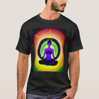 Camiseta Chica Yoga Saludo al Sol Femenino Meditación Chakr