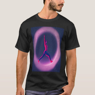 Camiseta Chica Yoga Saludo al Sol Femenino Meditación Chakr