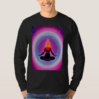 Camiseta Chica Yoga Saludo al Sol Femenino Meditación Chakr