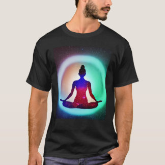 Camiseta Chica Yoga Saludo al Sol Femenino Meditación Chakr