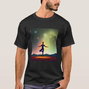 Camiseta Chica Yoga Saludo Solar Femenino Meditación Chakra