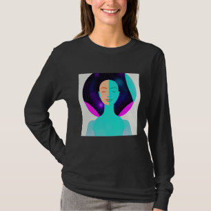 Camiseta Chica Yoga Saludo Solar Femenino Meditación Chakra
