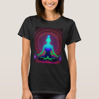 Camiseta Chica Yoga Saludo Solar Femenino Meditación Chakra
