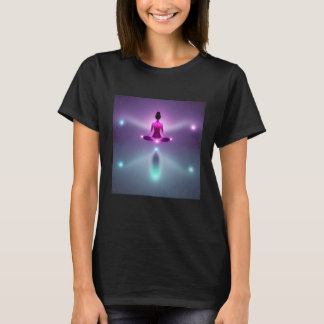 Camiseta Chica Yoga Saludo Solar Femenino Meditación Chakra