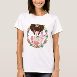 Camiseta Chica Yuriko de Harajuku confinado