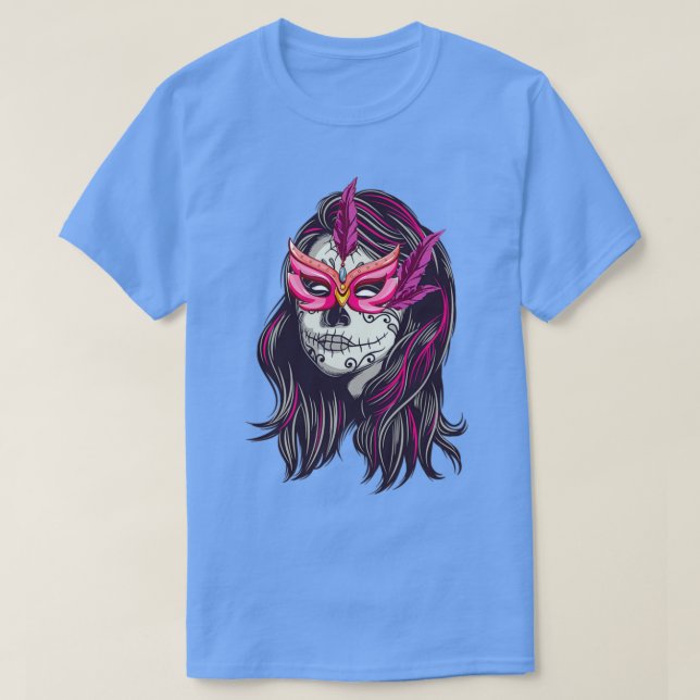 Camiseta chica zombie (Diseño del anverso)