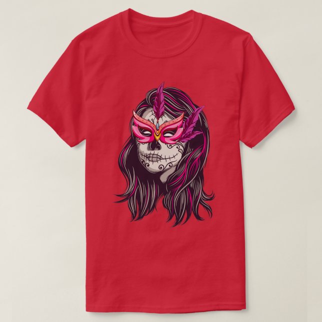 Camiseta chica zombie 2 (Diseño del anverso)
