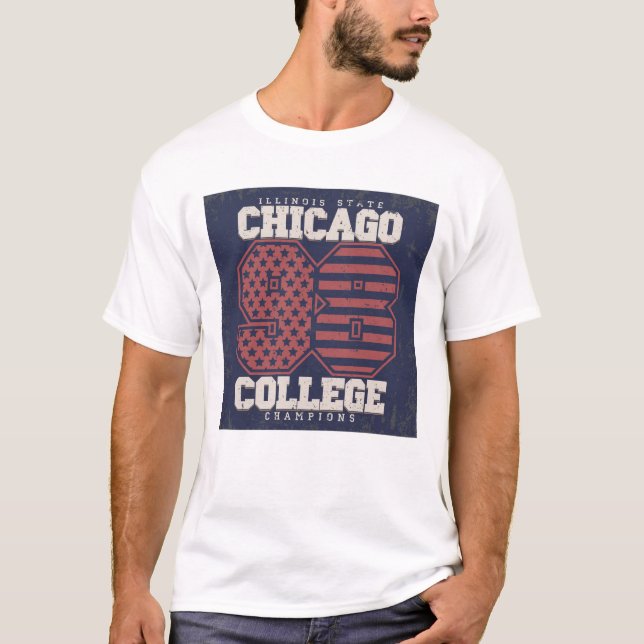 Camiseta Chicago 98 College Champions (Anverso)