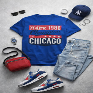 Camiseta Chicago Athletic 1986 Champion Vintage