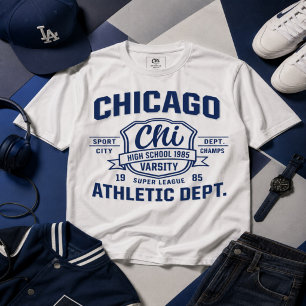 Camiseta Chicago Athletic Department Varsity Vintage