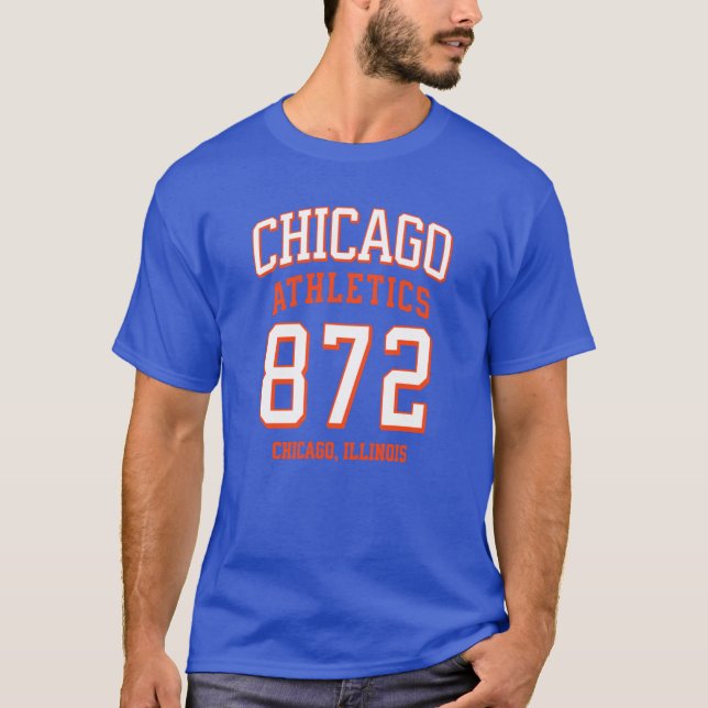 Camiseta Chicago Athletics 872 Chicago3 (Anverso)