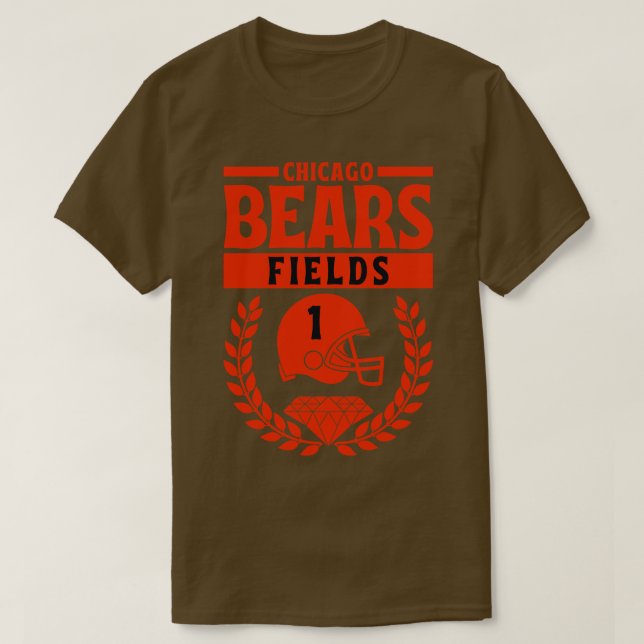 Camiseta Chicago Bears Fields 1 American (Diseño del anverso)