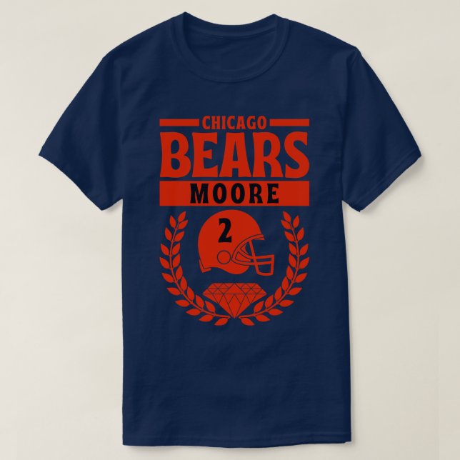 Camiseta Chicago Bears Moore 2 American (Diseño del anverso)