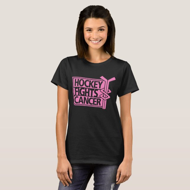 Camiseta Chicago Blackhawks - el hockey lucha al cáncer (Anverso completo)