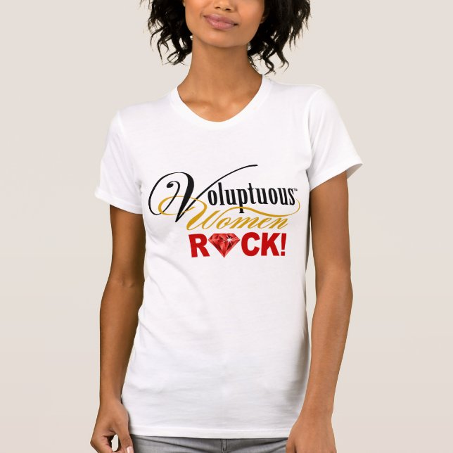 Camiseta ¡CHICAGO BLING - "roca de las mujeres voluptuosas! (Anverso)
