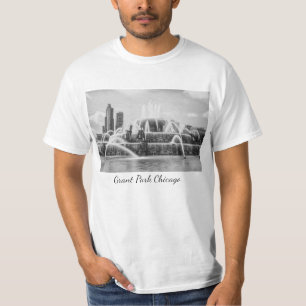 Camiseta Chicago Buckingham Grayscale T-Shirt