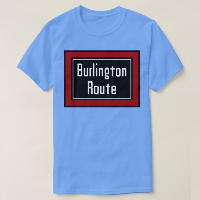 Camiseta Chicago Burlington y Quincy Railroad TShirt (Diseño del anverso)
