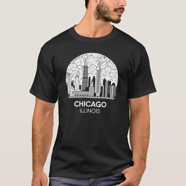 Camiseta Chicago City Illinois (Anverso)